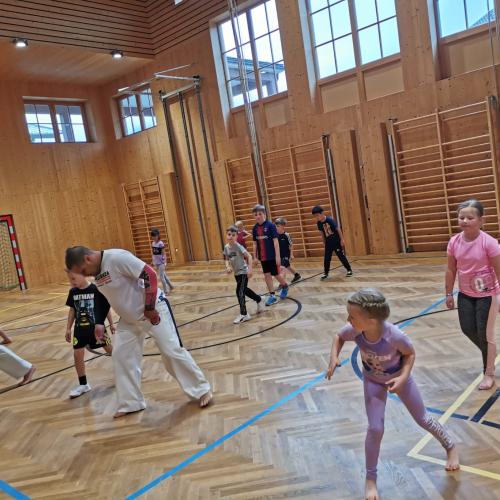 Kinder schneppern beim Capoeira 6