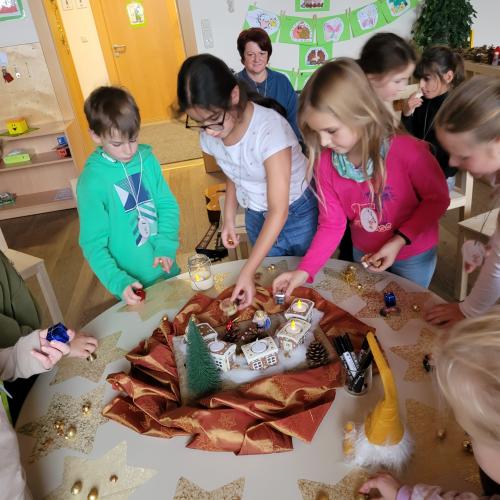 Kinder dekorieren