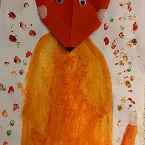 Papierfuchs gefalten