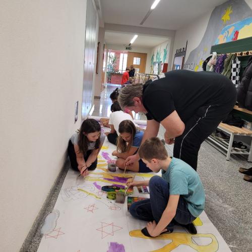 Kinder zeichnen Bühnenbild 1