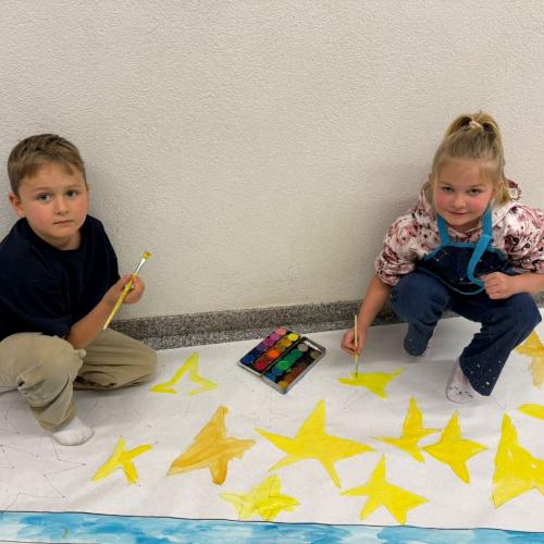 Kinder zeichnen Bühnenbild 5