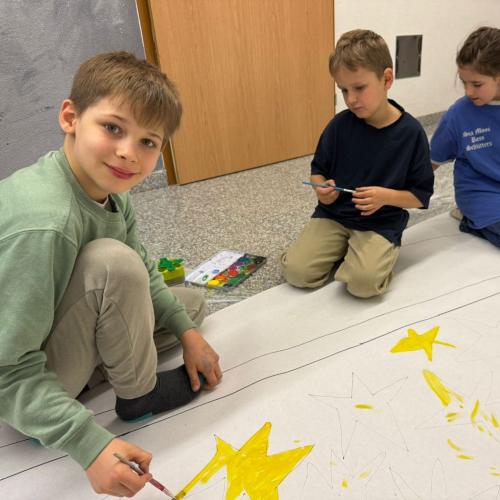 Kinder zeichnen Bühnenbild 7