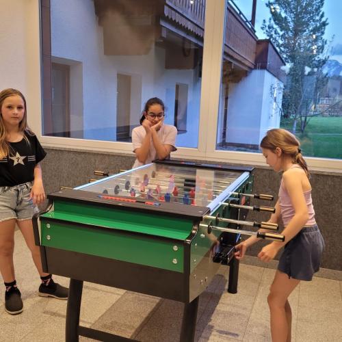 Tischfußball spielen