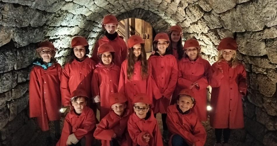 Gruppenfoto im Stollen